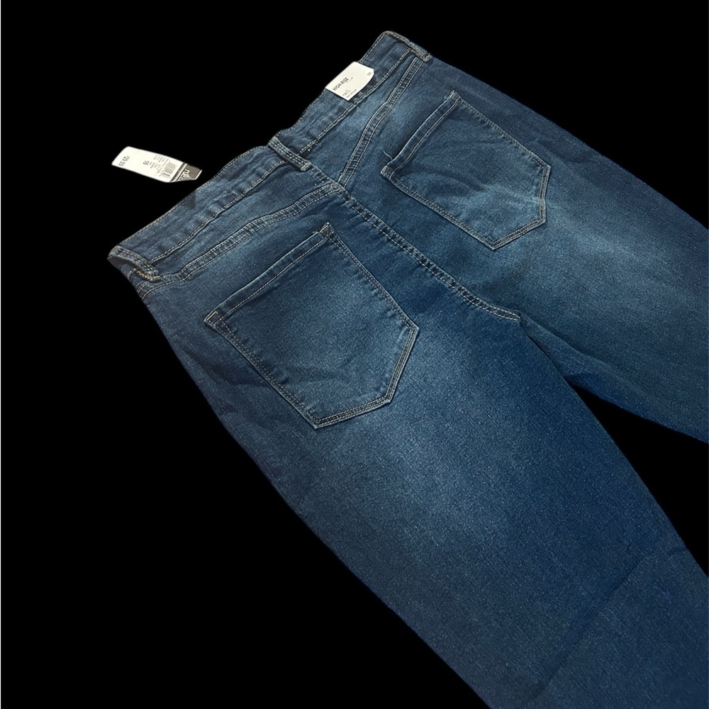 Rue21 High Rise Blue Jeans with Cropped Fit Ultimate Stretch 16R - Picture 8 of 12